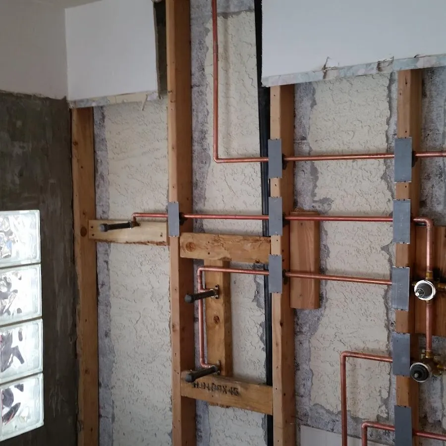 Copper pipe installation for Burst Pipe Repair in Newton